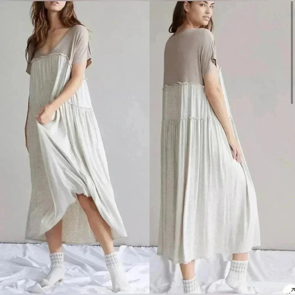 Saturday and Sunday -BOBBIE TIERED MIDI DRESS by Anthropologie - Picture 2 of 10